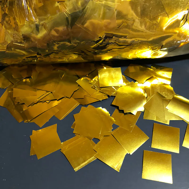 Wonderfall XL Gold Metallic Confetti
